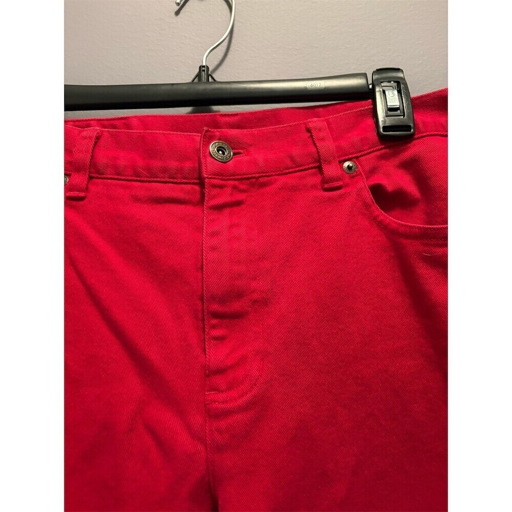 Lauren Jeans Co. Ralph Lauren Jeans Womens Size 10 Red High Rise - Picture 3 of 12